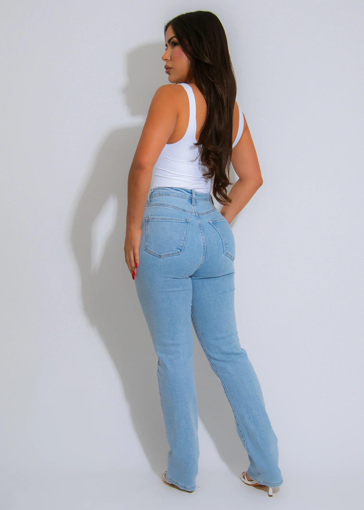 Classic Sculpt Jeans Light Denim - Image 3