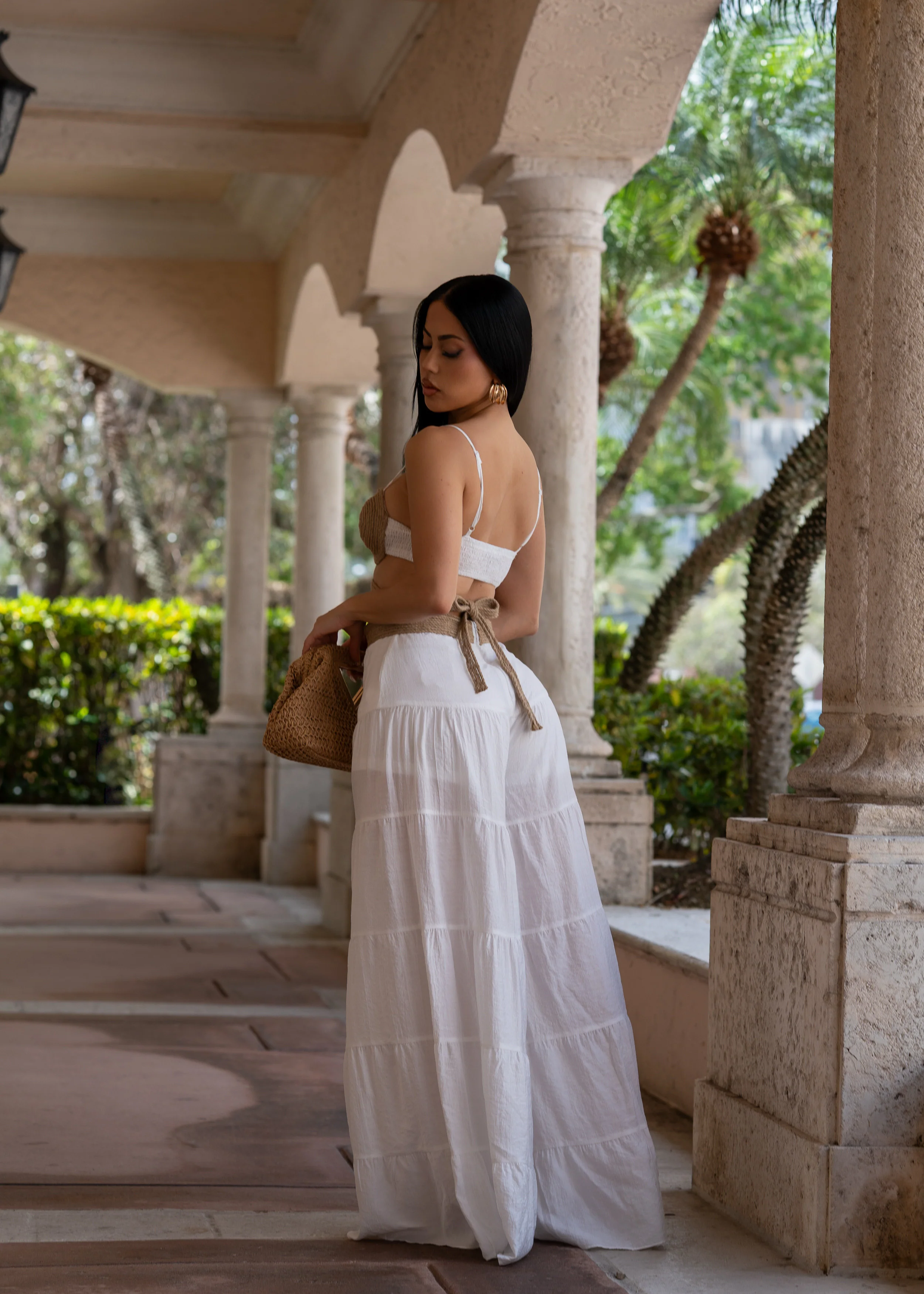 Goddess Untamed Jumpsuit White - Image 3