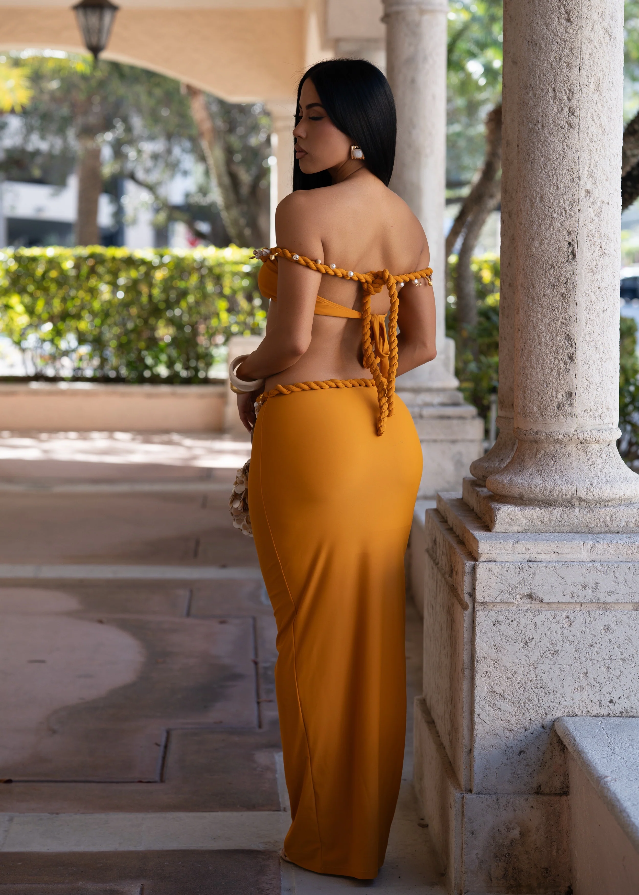 Golden Daze Shells Bikini Set Yellow - Image 3