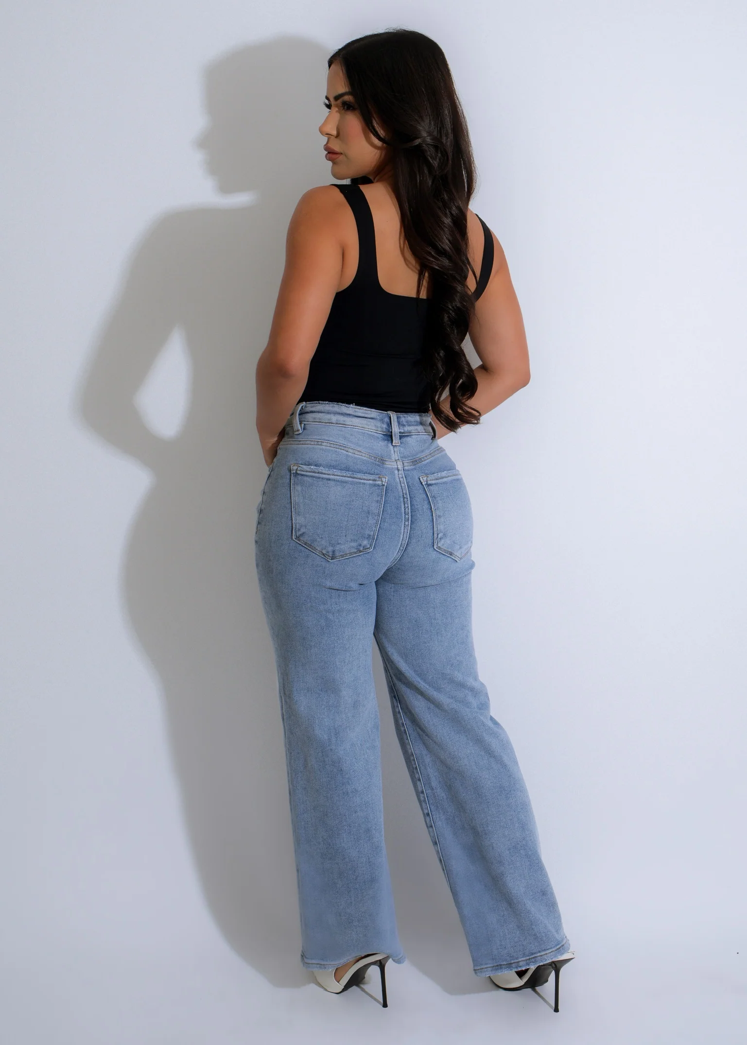 The Sculpt Square Bodysuit Black - Image 3