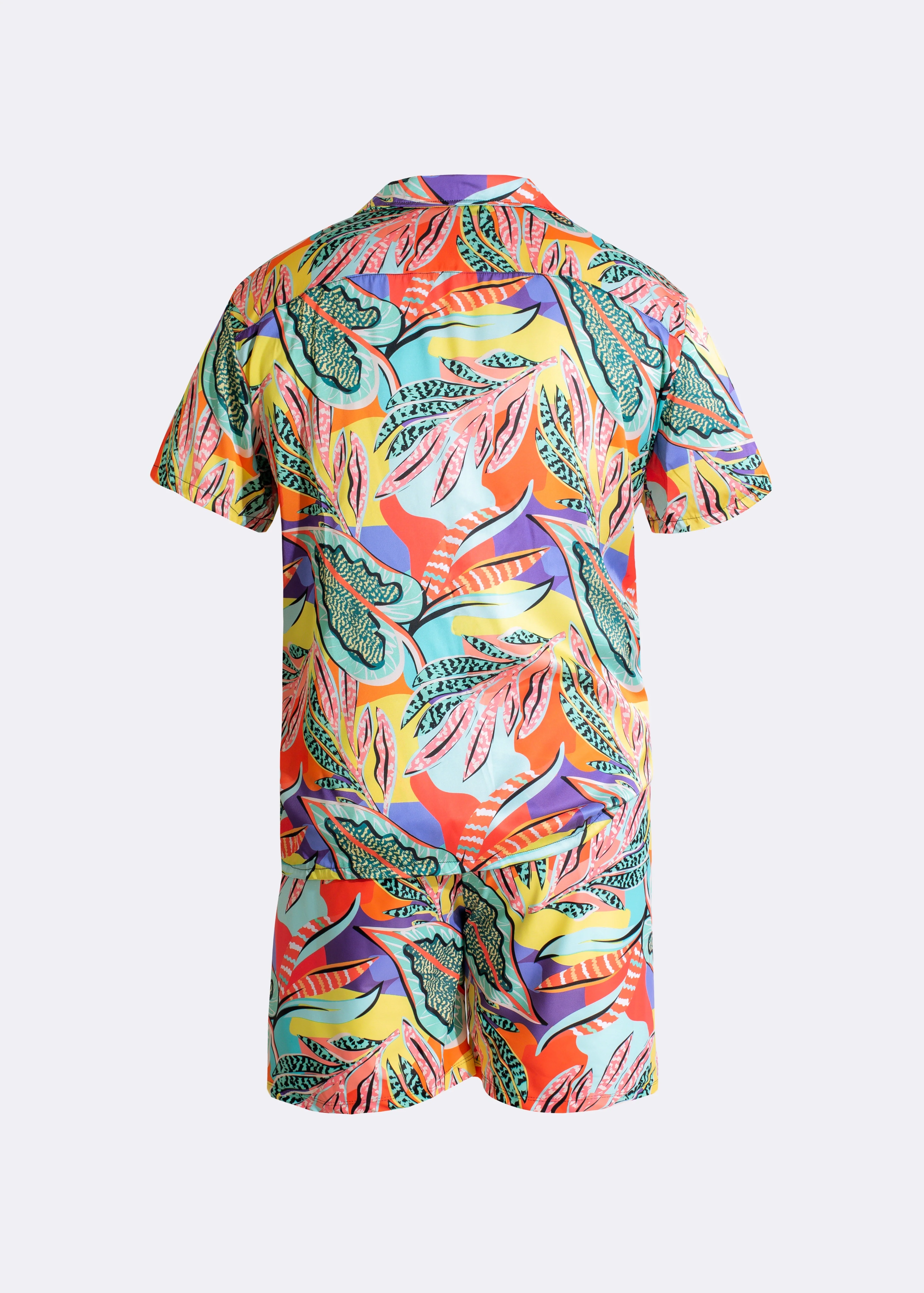 Tropical Getaway Shirt Orange - Image 3